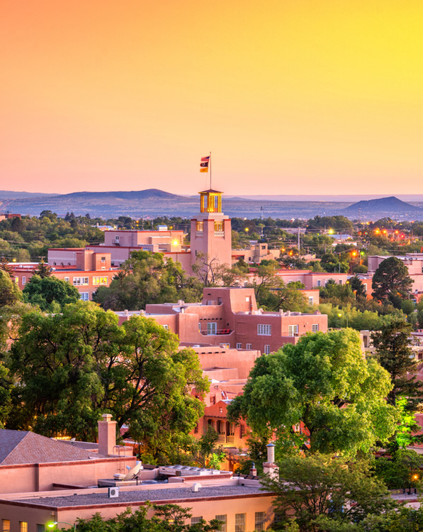 a view of a city next to a body of water