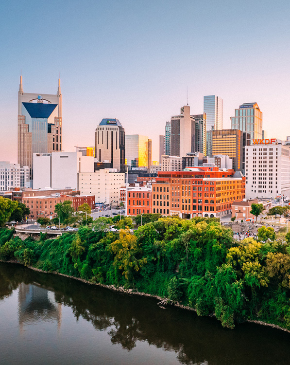 a bridge over a body of water