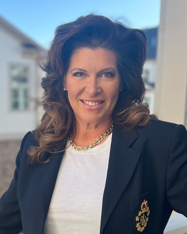 a woman smiling for the camera